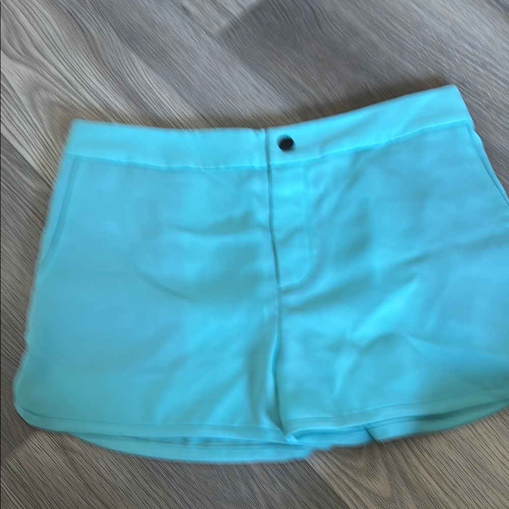 Rag & Bone Aqua Athletic Shorts